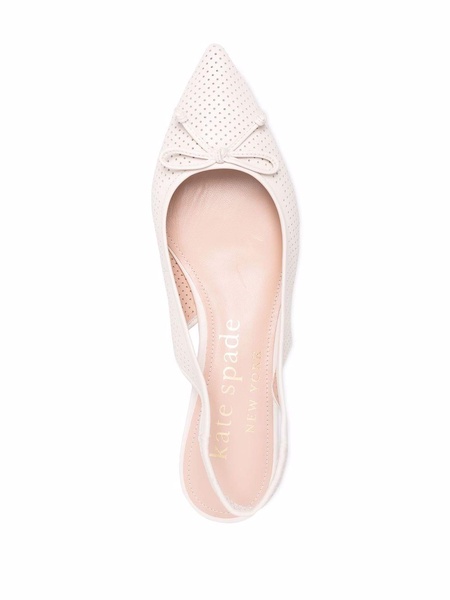 bow-detail ballerina shoes