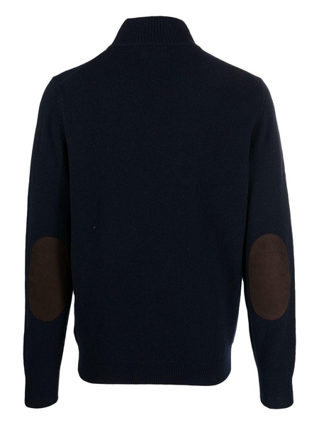 Essential half-zip knitted pullover