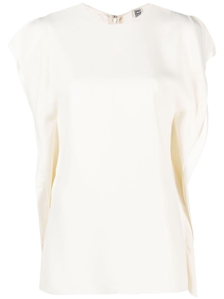 slit-sleeve T-shirt