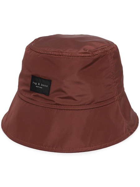 Addison logo-patch bucket hat