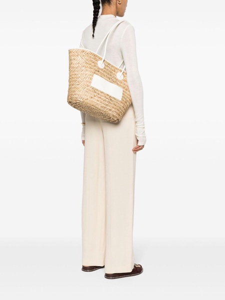 medium Straw Basket shoulder bag