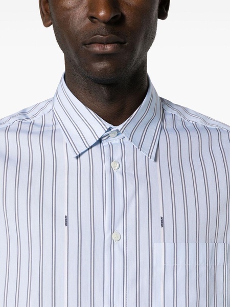 La Chemise Manches Longue striped cotton shirt