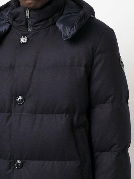 quilted down parka coat