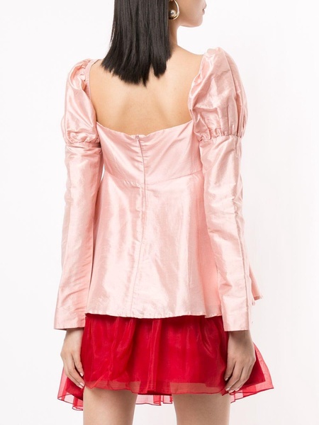 Romantic puff sleeve top