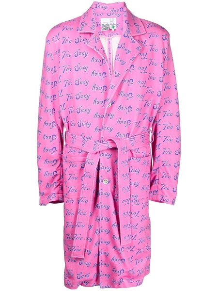 Too Sexy-print coat 