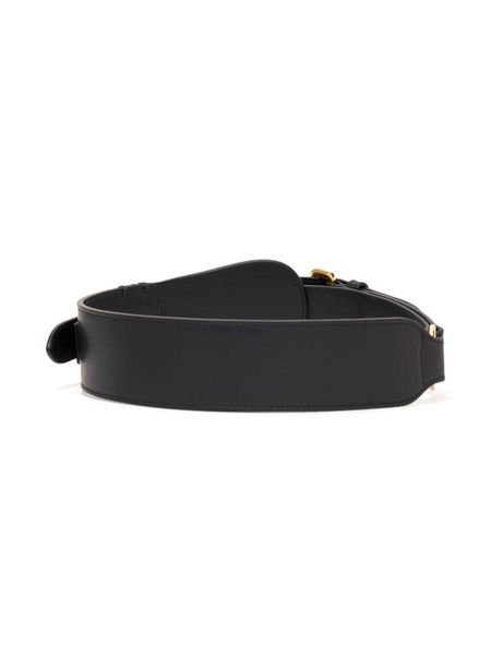 Equestrian leather belt 