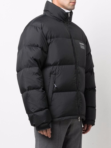 padded zip-up down jacket