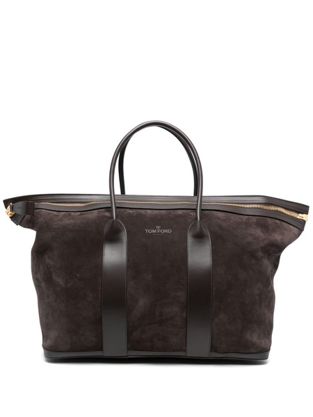 suede holdall