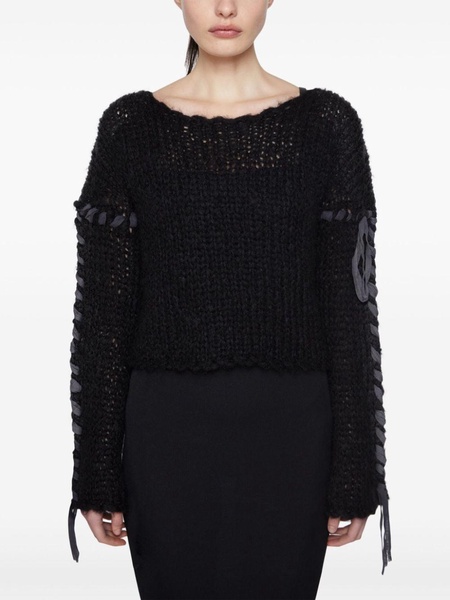 drop-shoulder sweater 