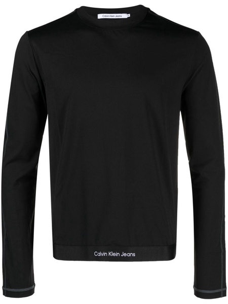 logo-print long-sleeved T-Shirt 