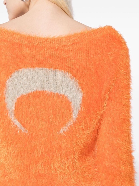 logo-intarsia jumper