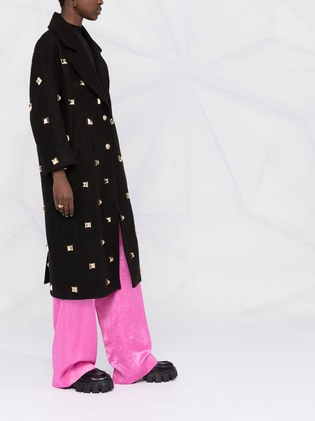 studded oversize coat