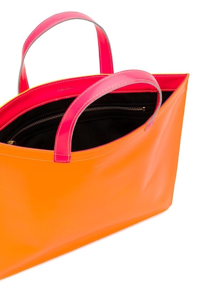 colour-block tote bag