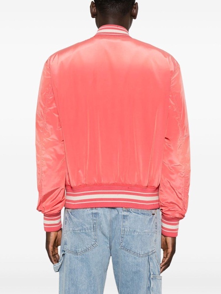 Sun Faded logo-patches bomber jacket