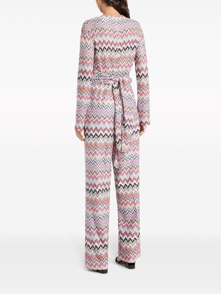 zig zag-pattern jumpsuit