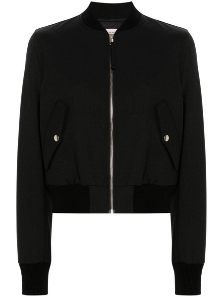 cropped bomber jacket