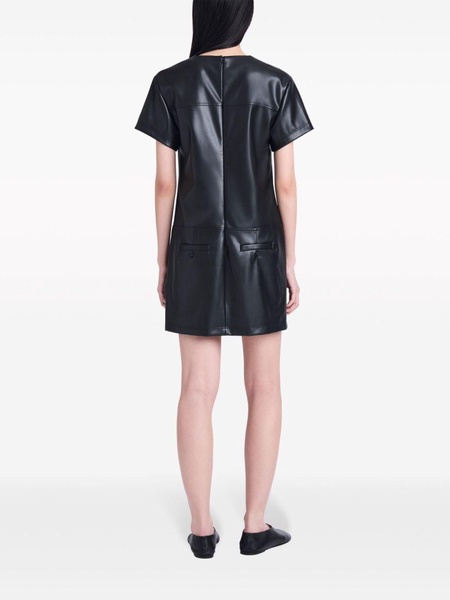 Sonny faux-leather dress 