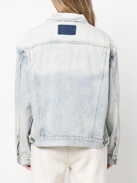 oversized-cut denim jacket