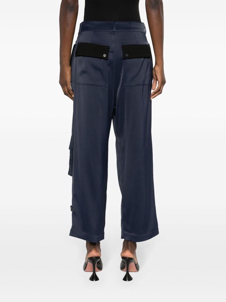 Umea pleated cargo trousers