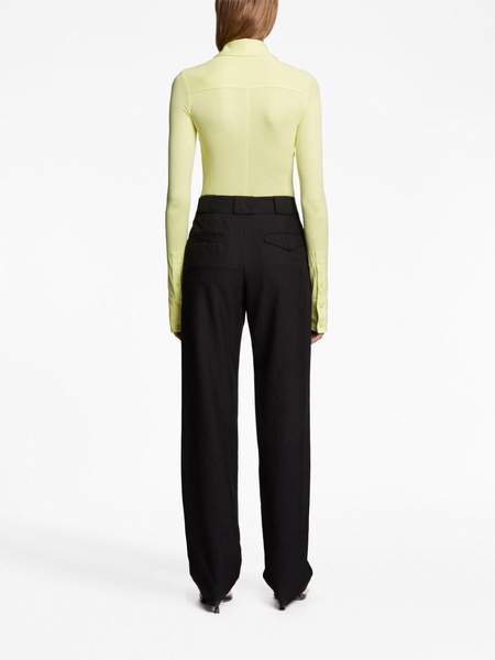 pleat-detail tailored trousers