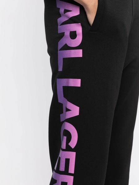 logo-print track pants