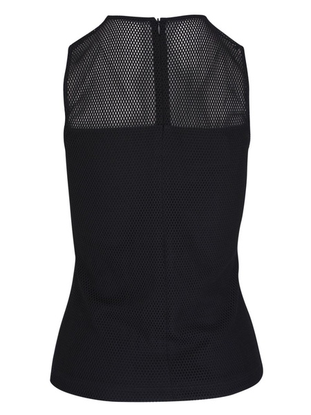 sleeveless mesh tank top