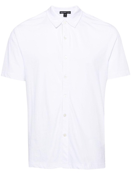 classic-collar cotton shirt