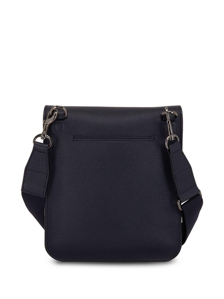 twist-lock leather crossbody bag