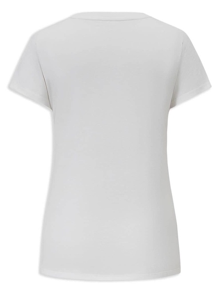 x Jacky Tsai ruffled-appliqué T-shirt