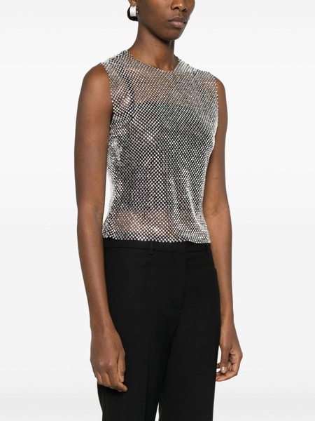 rhinestone-embellished top