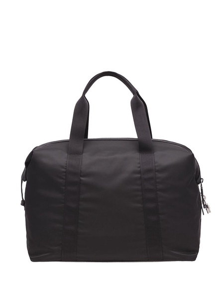 Re-Nylon triangle logo holdall bag