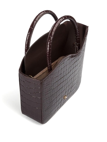 medium Ivy crocodile-effect tote bag