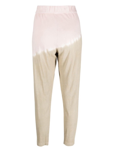 tie-dye print cotton trousers