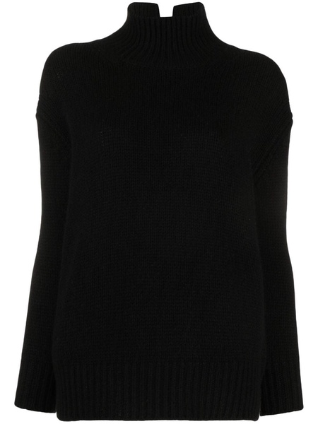 cashmere high-neck jumper