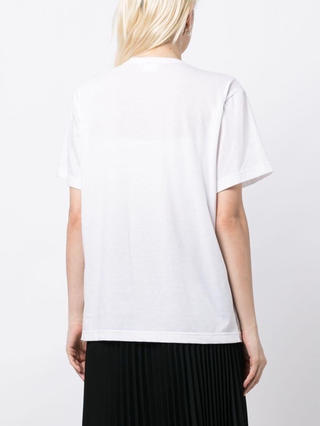 short-sleeve cotton-blend T-shirt