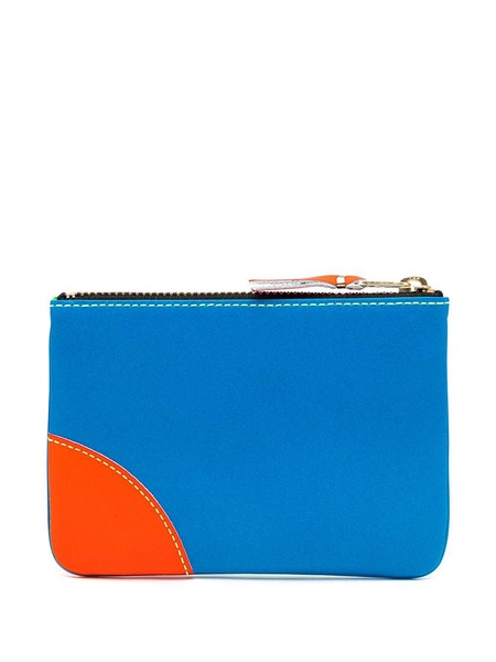 Super Fluo leather pouch