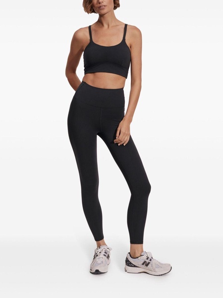 Amber cropped performance top