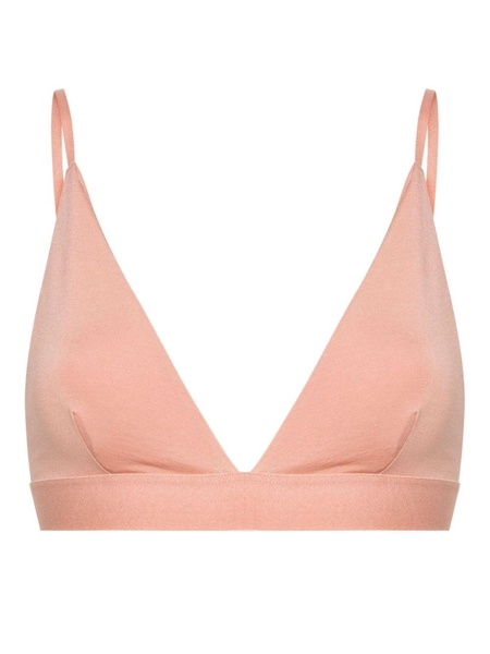 Triangle fine-ribbed bra