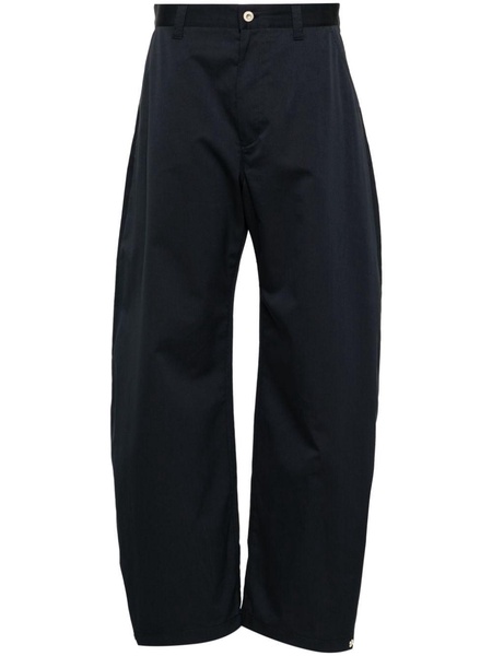 logo-patch trousers