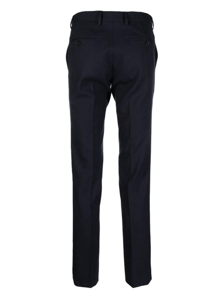 mid-rise tapered-leg trousers