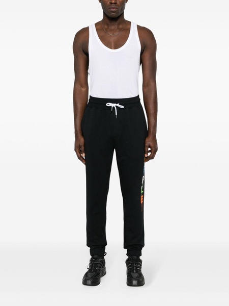 tapered cotton track pants