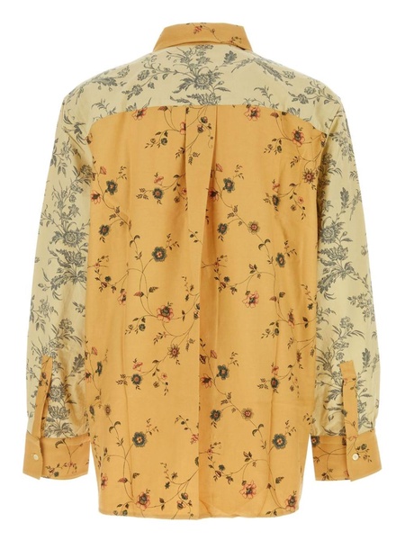 floral-print shirt