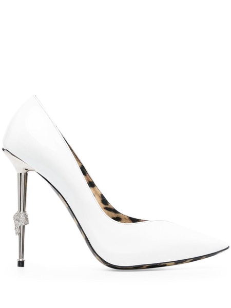 Decollete 120mm patent pumps