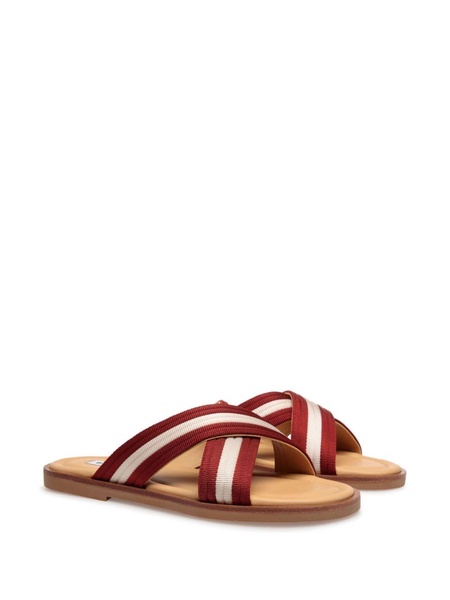 Glide crossover-strap sandals