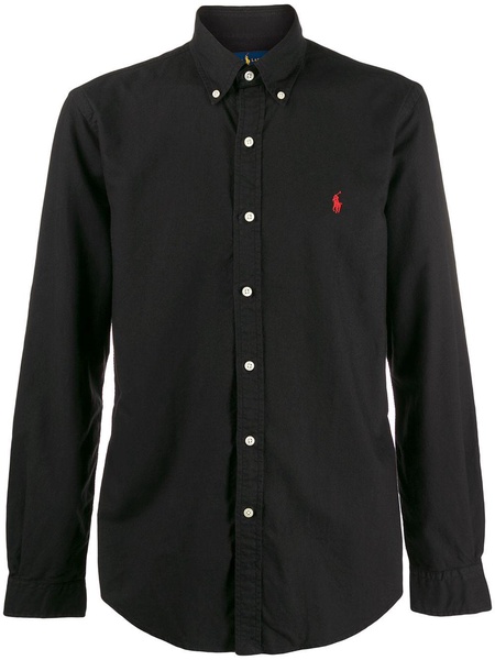 Polo Ralph Lauren Polo Pony Embroidered Curved Hem Shirt