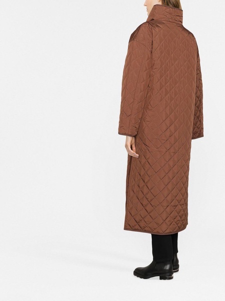 signature quilted oversize coat