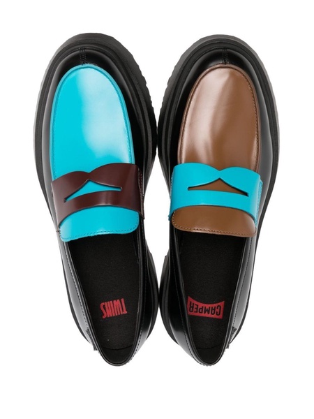 Walden Twins colour-block loafers