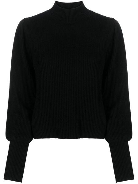 bishop-sleeves cashmere jumper