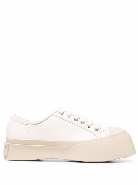 Pablo leather flatform sneakers