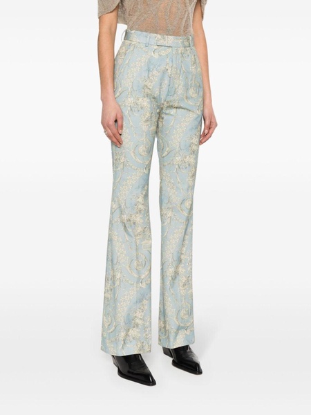 Ray high-waist flared trousers